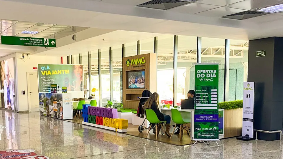 Chegando em Foz do Iguaçu com grande estilo.