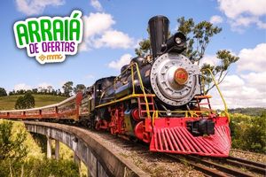 ARRAIÁ DE OFERTAS MMC 2025 - Tour Uva e Vinho com Ingresso Maria Fumaça e Almoço